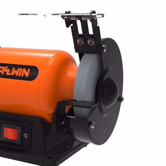 Amoladora de banco eléctrica profesional de 120 V y 6 pulgadas para aficionados