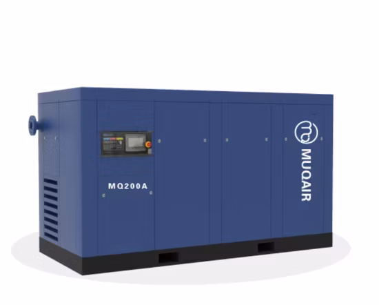 7.5kw 15HP 22kw 37kw 55kw bajo ruido eléctrico de alta eficiencia estacionario rotativo de imán permanente VSD compresor de aire de tornillo